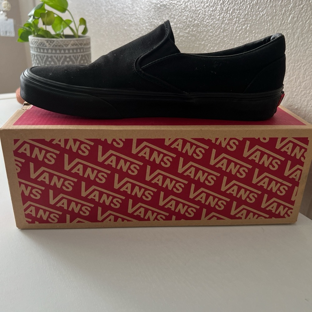 Vans Black Slip-On Loafers for Men - Picture 3 of 5